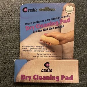 Vintage Cadie Dry Cleaning Pad Erase Dirt Like Magic Furniture Clothing  2.75 Oz